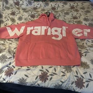 Wrangler Women's Pink Hoodie Sweater